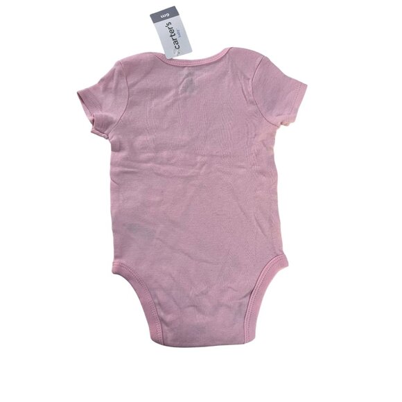 Carters NWT Baby Girls Pink Bodysuit 6M Mommys First Mothers Day Short Sleeve - Picture 2 of 5
